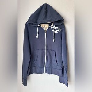 Hollister So Cal Laguna Classic Hoodie Blue Men’s Size Medium Zip Up Hoodie